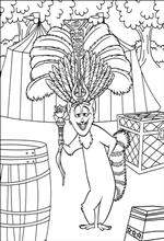 coloring page Madagascar 3